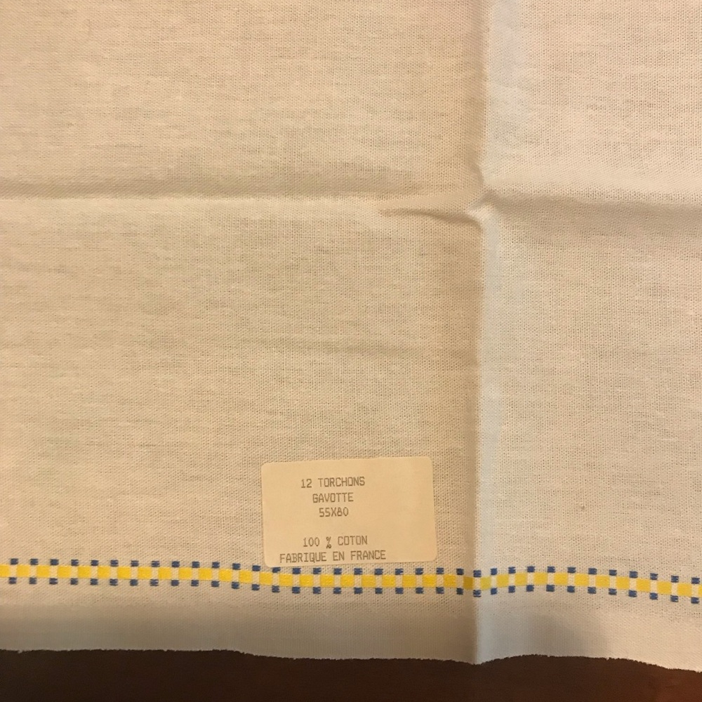 Vintage French Torchons(kitchen towels) - Picture 4 of 5